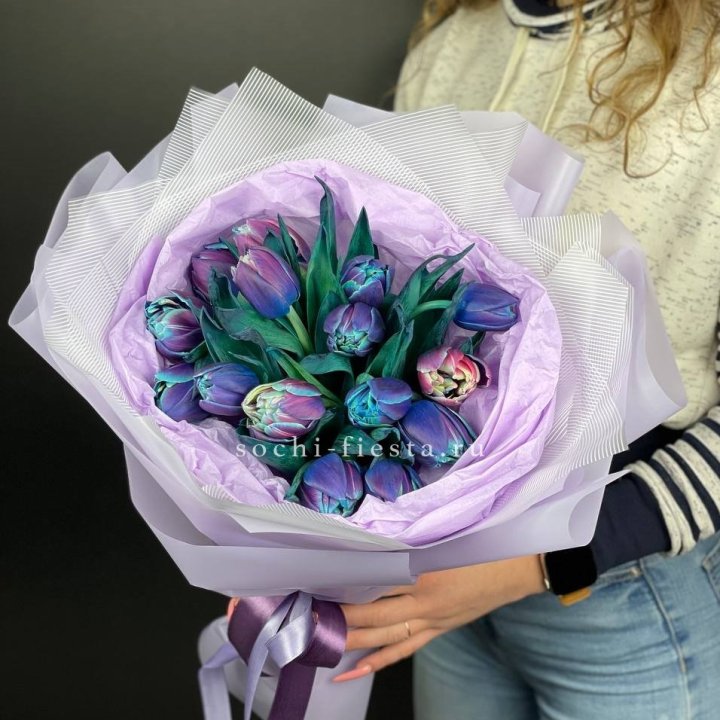 Букет тюльпанов "Пандора" в Энгельсе